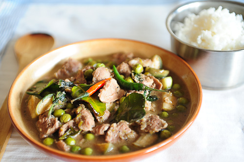 tajskie zielone curry