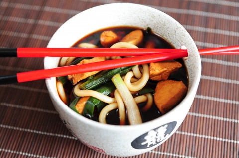 Udon-w-zupie makaron udon w zupie