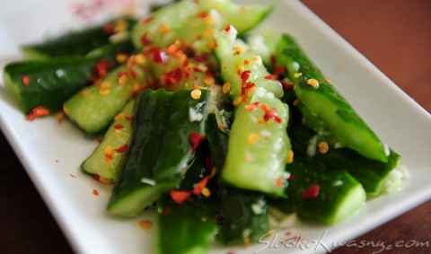 ogorek-salatka-chinska ogorek po chinsku